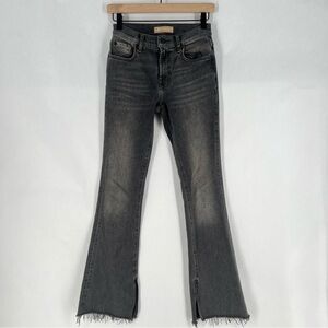 7 For All Mankind Women's Boot Cut Jeans in Washed Black